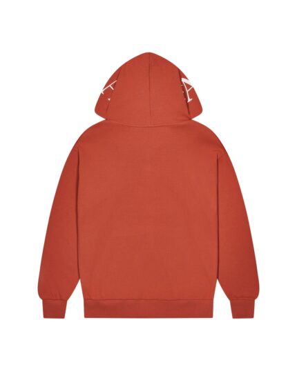 Sweat à capuche Trapstar Script Waffle orange brûlé