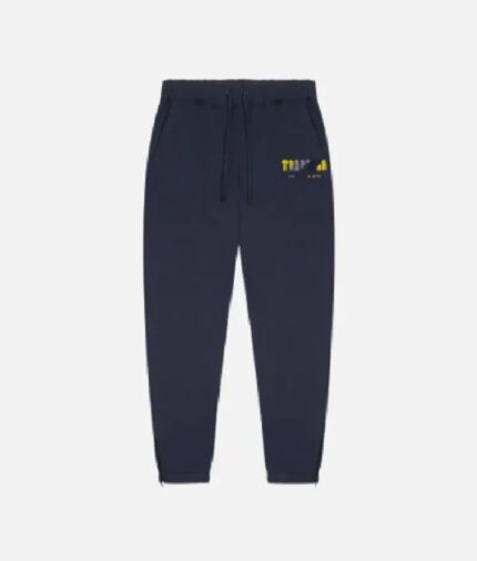 Trapstar Ensemble Chenille Decoded Navy Yellow