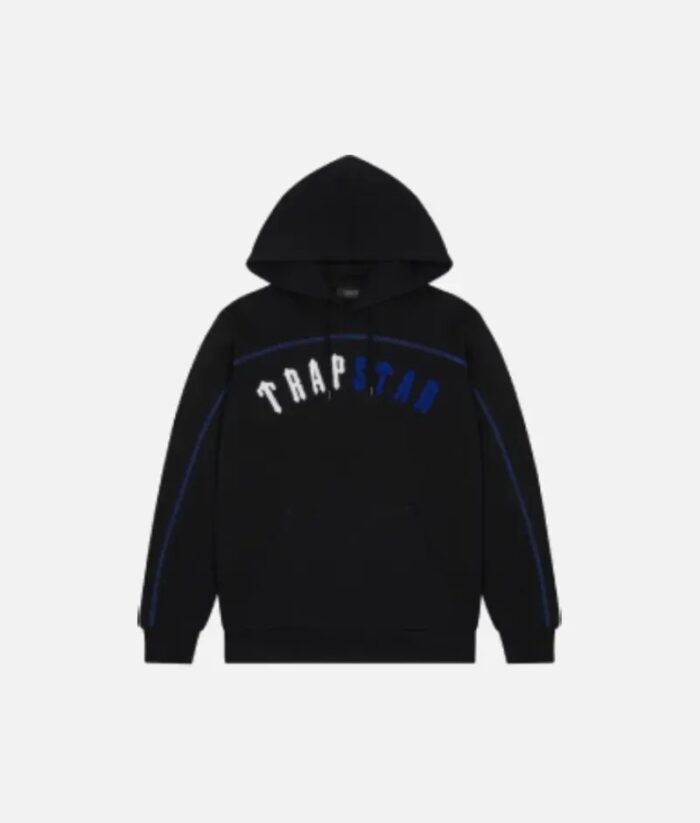 Trapstar Ensemble Irongate Arch Chenille Noir Bleu