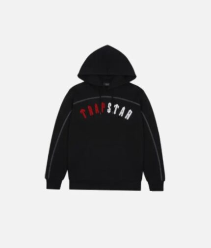 Trapstar Ensemble Irongate Arch Chenille Noir Rouge