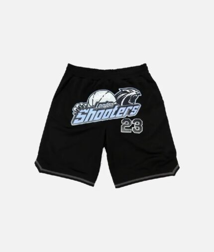 Trapstar Shooters SS23 Basketball Shorts Glace Noir