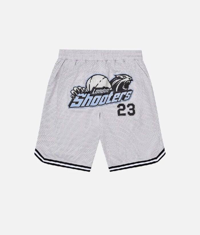 Trapstar Shooters SS23 Basketball Shorts Gris Bleu