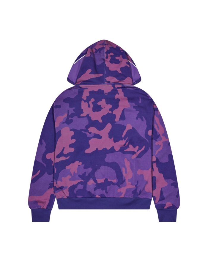 Sweat à capuche TS Star Camo Violet