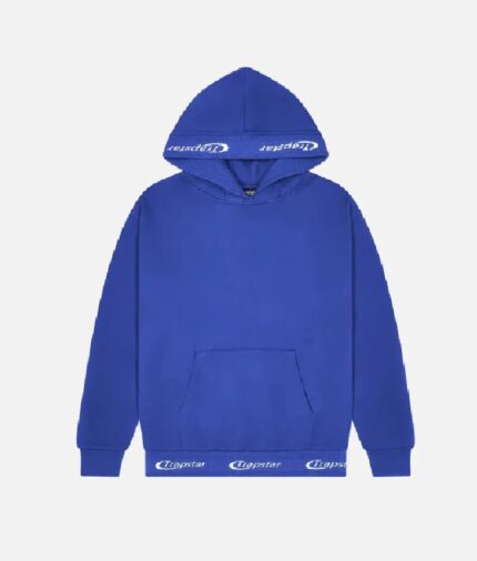 Trapstar Hyperdrive Rib Sweat A Capuche Bleu