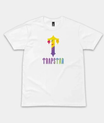 T-Shirt Peinture T-For Trapstar Blanc