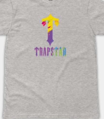 T-Shirt Peinture T-For Trapstar Gris