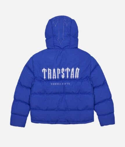 Trapstar Decoded Doudoune À Capuche Bleu